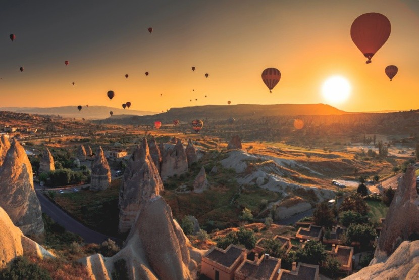 Kappadókia és a hőlégballon tenger