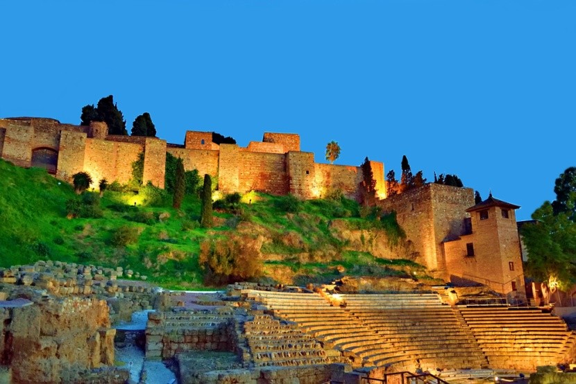 Alcazaba z widokiem na Teatr Rzymski