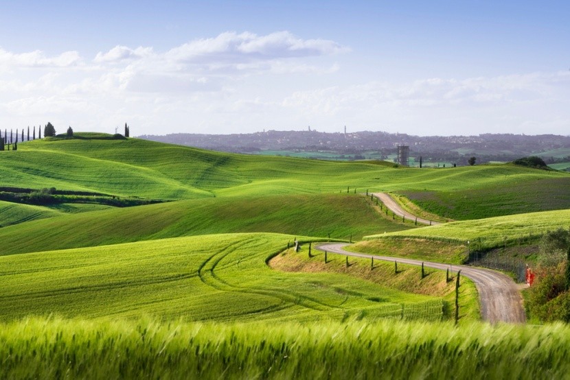 Via Francigena, Toskánsko, Itálie