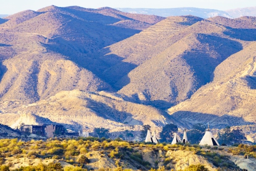 kulisy indiánské vesnice, Tabernas