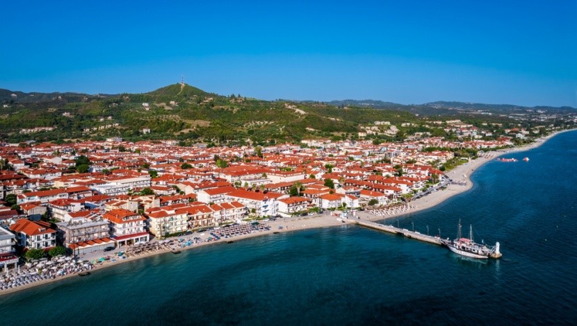 Pefkochori, Chalkidiki, Řecko