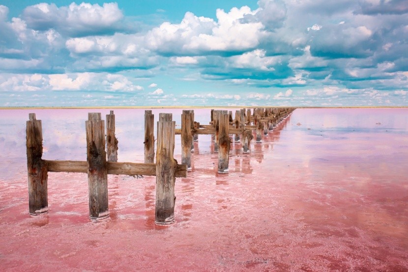 ružové jazero Lac Rose (Retba)