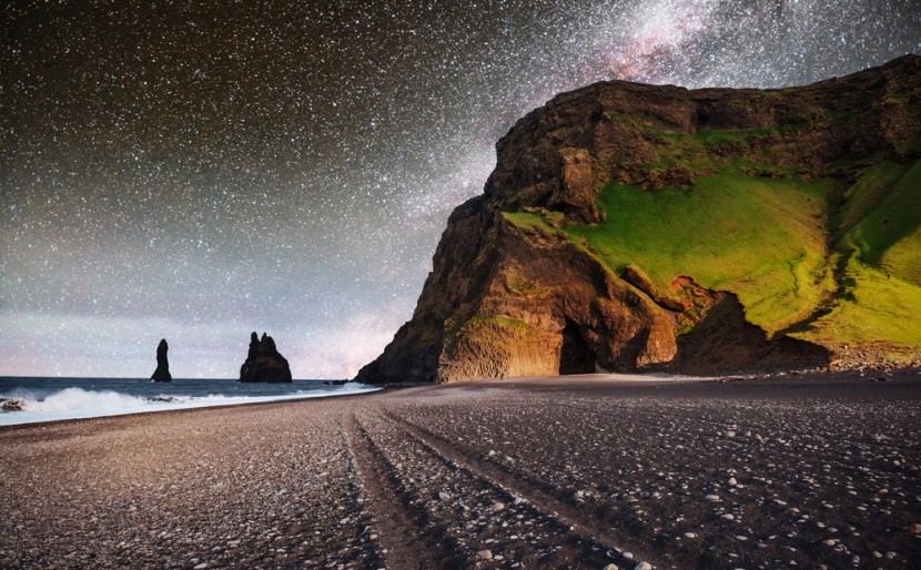 pláž Reynisfjara, Island