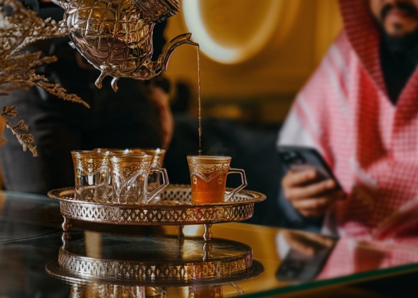 čaj či káva jsou symbolem egyptské pohostinno