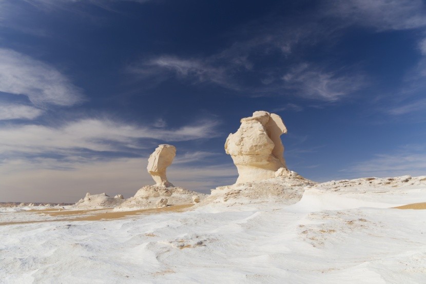 Formacje skalne w parku White Desert