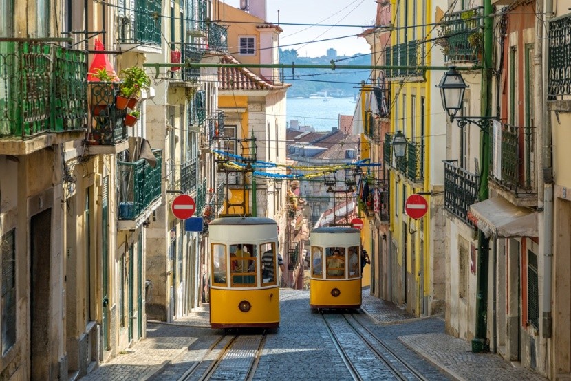 ikonické tramvaje v Lisabonu