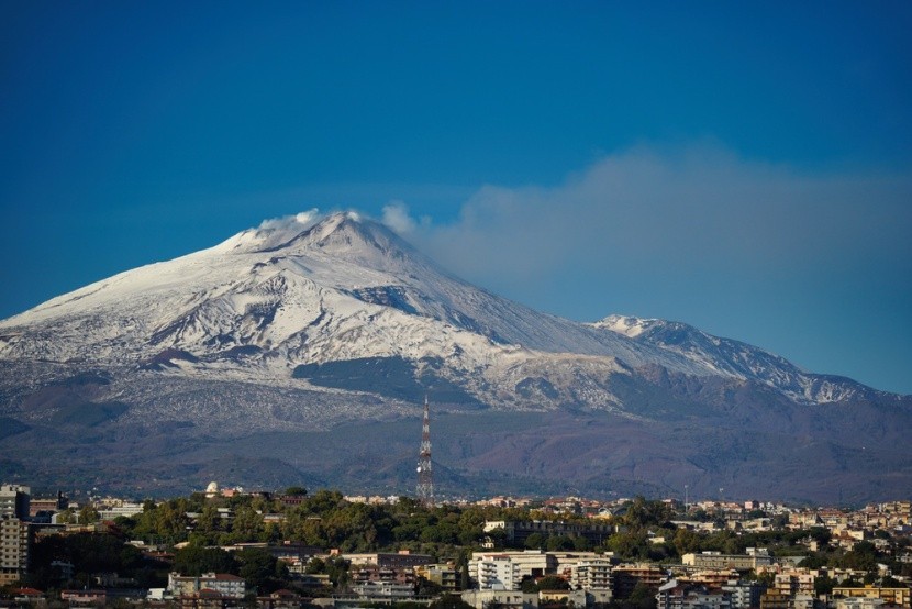 Etna na Sycylii we Włoszech