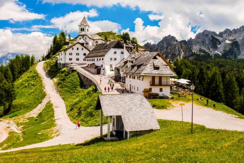 Monte Lussari festői vidéke
