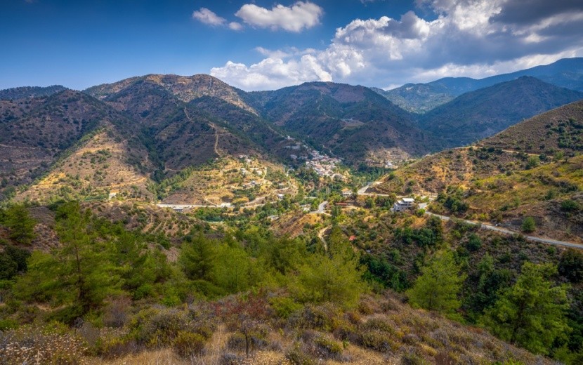 vesnice Oikos, Troodos, Kypr