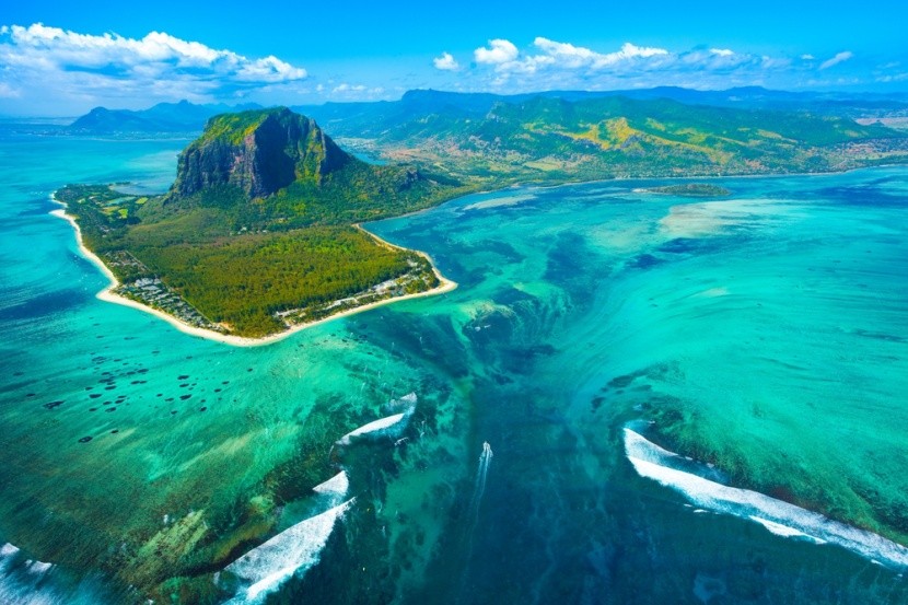 Mauritius z lotu ptaka