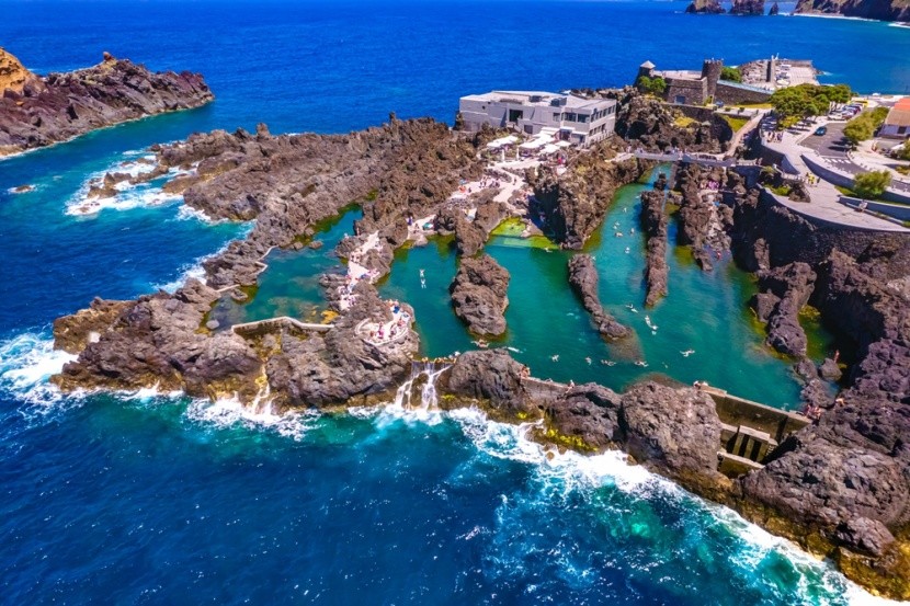 přírodní bazény v Porto Moniz, Madeira