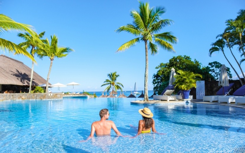 tropický resort, Mauricius